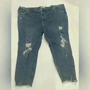 Abercrombie & Fitch High Rise Mom Jean Plus Size 37/24